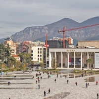 Concerti rock in Skanderbeg Square, Tirana Skanderbeg Square, Tirana