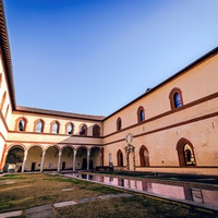 Cortile Delle Armi Castello Sforzesco, Milano